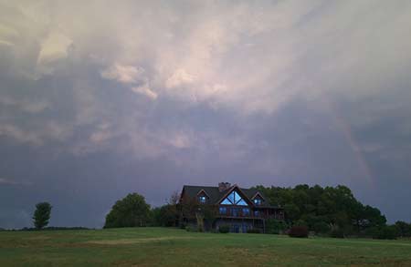 Rainbow at Fit Farm Lodge