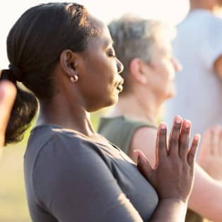 Self-hosted Retreats at Rock Springs yoga woman