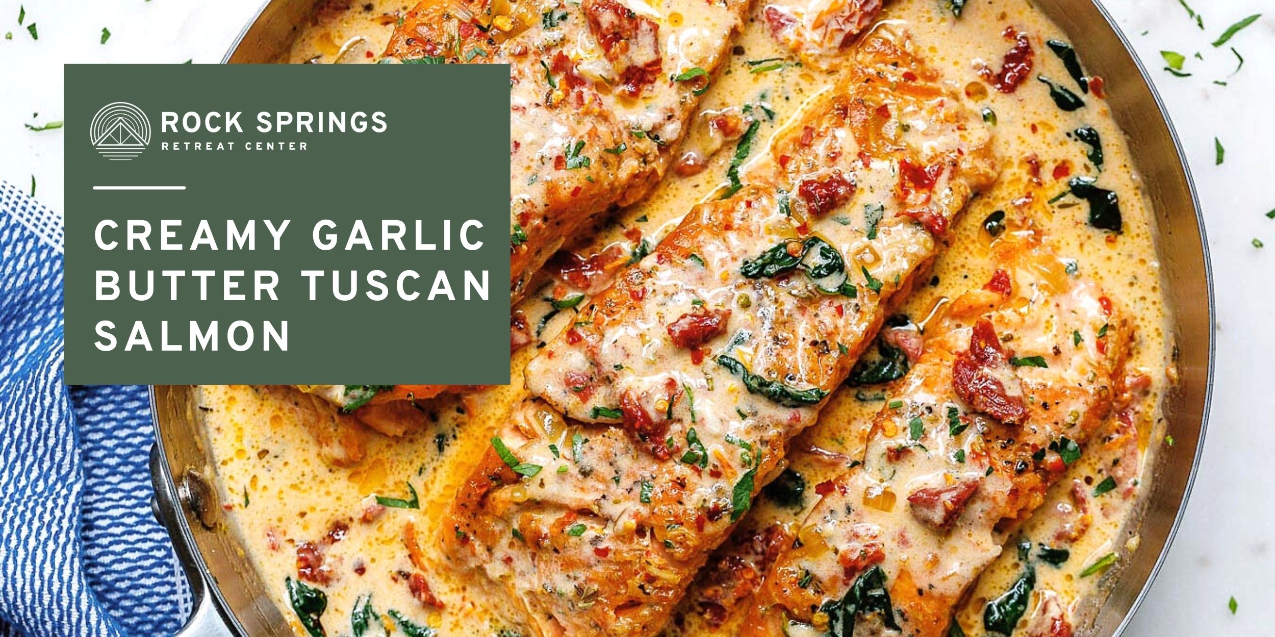 Creamy Garlic Butter Tuscan Salmon Recipe