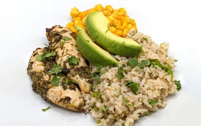 Cilantro Lime Chicken and Rice Meal