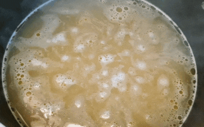 Cilantro Lime Rice Boiling