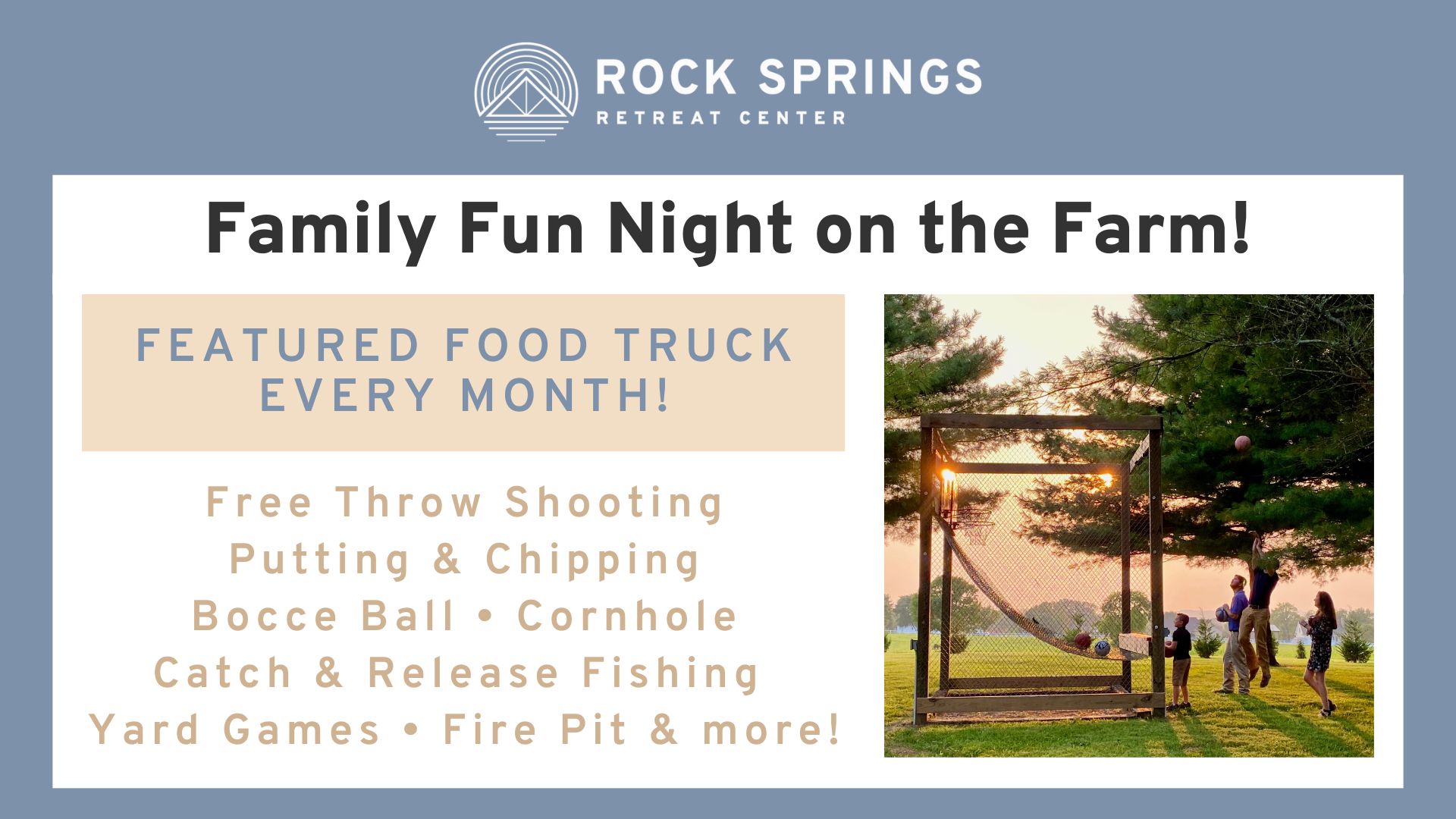 Family Night on the Farm Food Truck Event Rock Springs